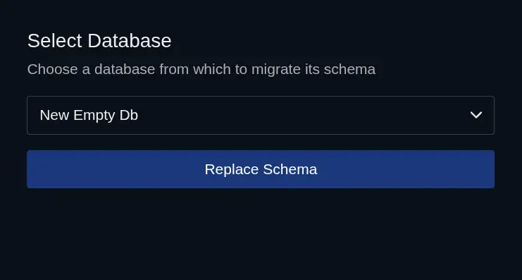 Migrate from another database Image