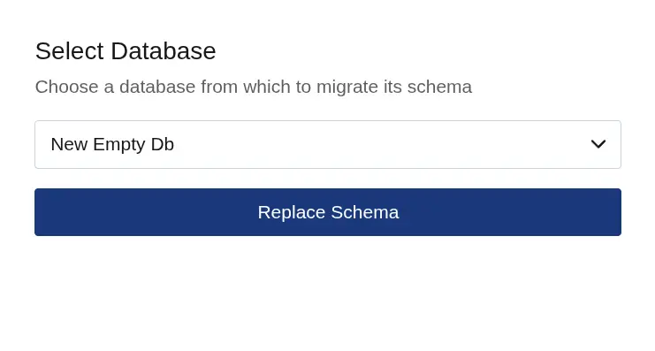 Migrate from another database Image